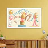 Moderne Abstrakt Geometrie Leinwanddruck (Insitu (Wohnzimmer))