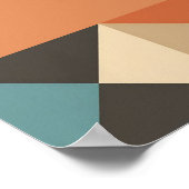 Moderne Abstrakt geometrische Formen von LONDON Poster (Ecke)