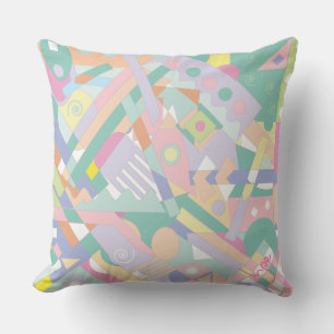 Moderne Abstrakt geometrische Muster Chic Trendy Kissen