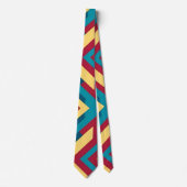 Moderne Abstrakt geometrische Neck Tie Krawatte (Vorderseite)