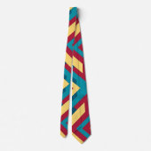 Moderne Abstrakt geometrische Neck Tie Krawatte (Rückseite)