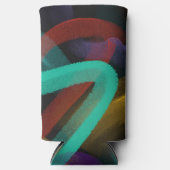 Moderne, Abstrakt gestrichene Linien Selters Dosenkühler (Vorderseite)