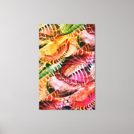 Moderne, Abstrakt mit geometrischen Formen Leinwanddruck