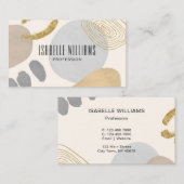 Moderne Abstrakt neutrale Visitenkarte (Vorne/Hinten)