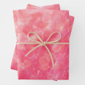 Moderne Abstrakt rosa Farbe Geschenkpapier Set (Beispiel)