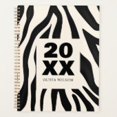 Moderne Abstrakt Wochen und Monate Planer (Vorderseite)