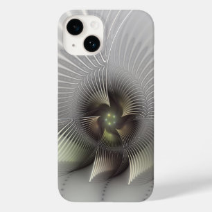 Moderne abstrakte 3D-Form Fraktal-Kunst Case-Mate iPhone 14 Hülle