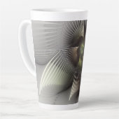 Moderne abstrakte 3D-Form Fraktal-Kunst Milchtasse (Linke Ecke)