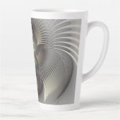 Moderne abstrakte 3D-Form Fraktal-Kunst Milchtasse (Rechts)