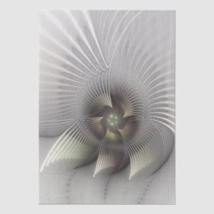 Moderne abstrakte 3D-Form Fraktal-Kunst Seidenpapier