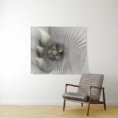 Moderne abstrakte 3D-Form Fraktal-Kunst Wandteppich (Beispiel (Horizontal))