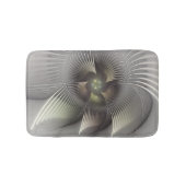 Moderne Abstrakte 3D Shape Fraktal Art Badematte (Vorderseite)