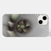 Moderne Abstrakte 3D Shape Fraktal Art Case-Mate iPhone Hülle (Rückseite (Horizontal))