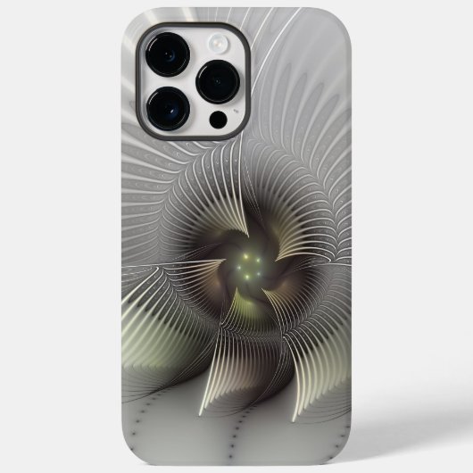 Moderne Abstrakte 3D Shape Fraktal Art Case-Mate iPhone Hülle (Rückseite)