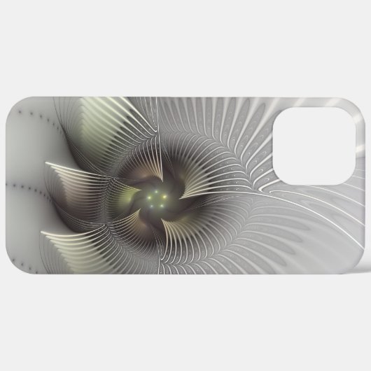 Moderne Abstrakte 3D Shape Fraktal Art Case-Mate iPhone Hülle (Hinten (horizontal))