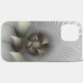 Moderne Abstrakte 3D Shape Fraktal Art Case-Mate iPhone Hülle (Rückseite (Horizontal))