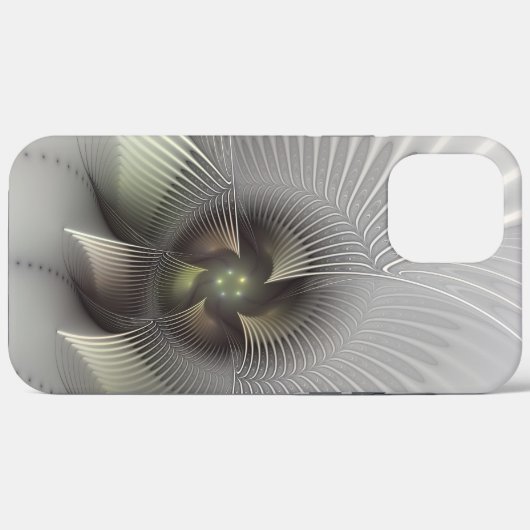 Moderne Abstrakte 3D Shape Fraktal Art Case-Mate iPhone Hülle (Rückseite (Horizontal))
