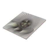 Moderne Abstrakte 3D Shape Fraktal Art Fliese (Seite)