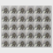 Moderne Abstrakte 3D Shape Fraktal Art Geschenkpapier (Flach)