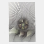 Moderne Abstrakte 3D Shape Fraktal Art Geschirrtuch (Vertikal)