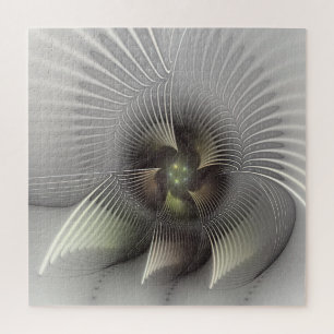 Moderne Abstrakte 3D Shape Fraktal Art Puzzle