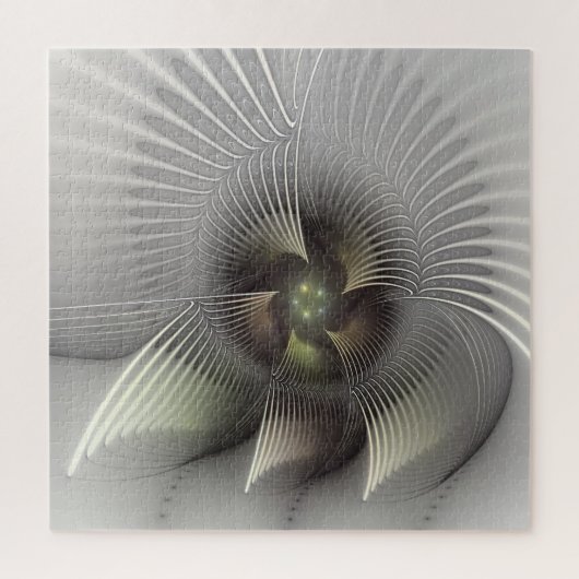 Moderne Abstrakte 3D Shape Fraktal Art Puzzle (Vertikal)
