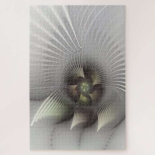 Moderne Abstrakte 3D Shape Fraktal Art Puzzle (Vertikal)