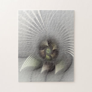 Moderne Abstrakte 3D Shape Fraktal Art Puzzle