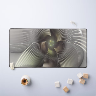 Moderne Abstrakte 3D Shape Fraktal Art Schreibtischunterlage