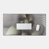 Moderne Abstrakte 3D Shape Fraktal Art Schreibtischunterlage (Tastatur & Maus)