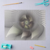 Moderne Abstrakte 3D Shape Fraktal Art Seidenpapier (Basteln)