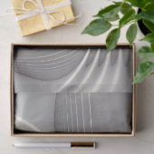 Moderne Abstrakte 3D Shape Fraktal Art Seidenpapier (Geschenk)