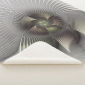 Moderne Abstrakte 3D Shape Fraktal Art Sherpadecke (3/4)