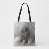 Moderne Abstrakte 3D Shape Fraktal Art Tasche (Vorderseite)