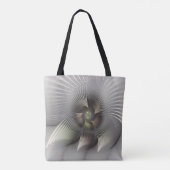 Moderne Abstrakte 3D Shape Fraktal Art Tasche (Rückseite)