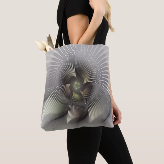 Moderne Abstrakte 3D Shape Fraktal Art Tasche (Von Nahem)