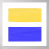 moderne abstrakte Acrylkunde Poster (Vorne)