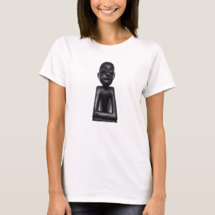 Moderne abstrakte afroamerikanische Silhouette T-Shirt