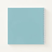 Moderne abstrakte Aquarell-Botanik-Blumenbaum Notizblock (Rückseite)