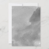 Moderne abstrakte Aquarellingparty Einladung (Rückseite)