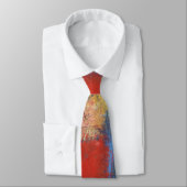 Moderne Abstrakte Art Neck Tie Krawatte (Gebunden)
