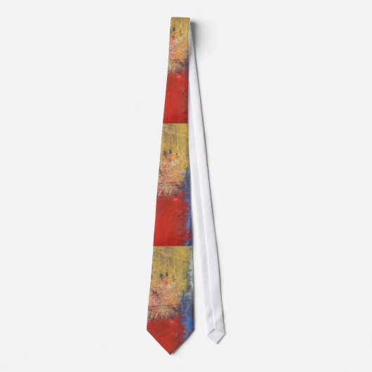 Moderne Abstrakte Art Neck Tie Krawatte (Vorderseite)