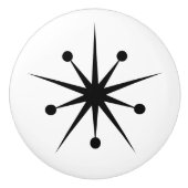 Moderne Abstrakte atomare MCM-Sternexplosion im Mi Keramikknauf (Vorderseite)