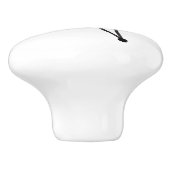 Moderne Abstrakte Atomic MCM MOD Star Art Keramikknauf (Seitenansicht)