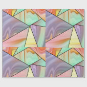 Moderne Abstrakte Barockkunst Geschenkpapier (Flach)