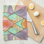 Moderne Abstrakte Barockkunst Geschirrtuch (Viertel Falte)