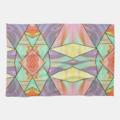 Moderne Abstrakte Barockkunst Geschirrtuch (Horizontal)