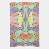 Moderne Abstrakte Barockkunst Geschirrtuch (Vertikal)