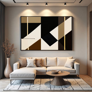 Moderne abstrakte Bauhaus-Inspiration Poster