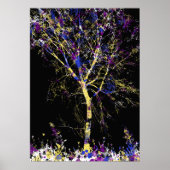 Moderne abstrakte Baum Poster (Vorne)